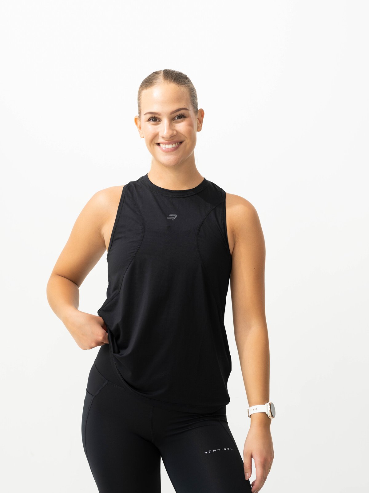 Röhnisch Snap Tank Dark Grey Melange
