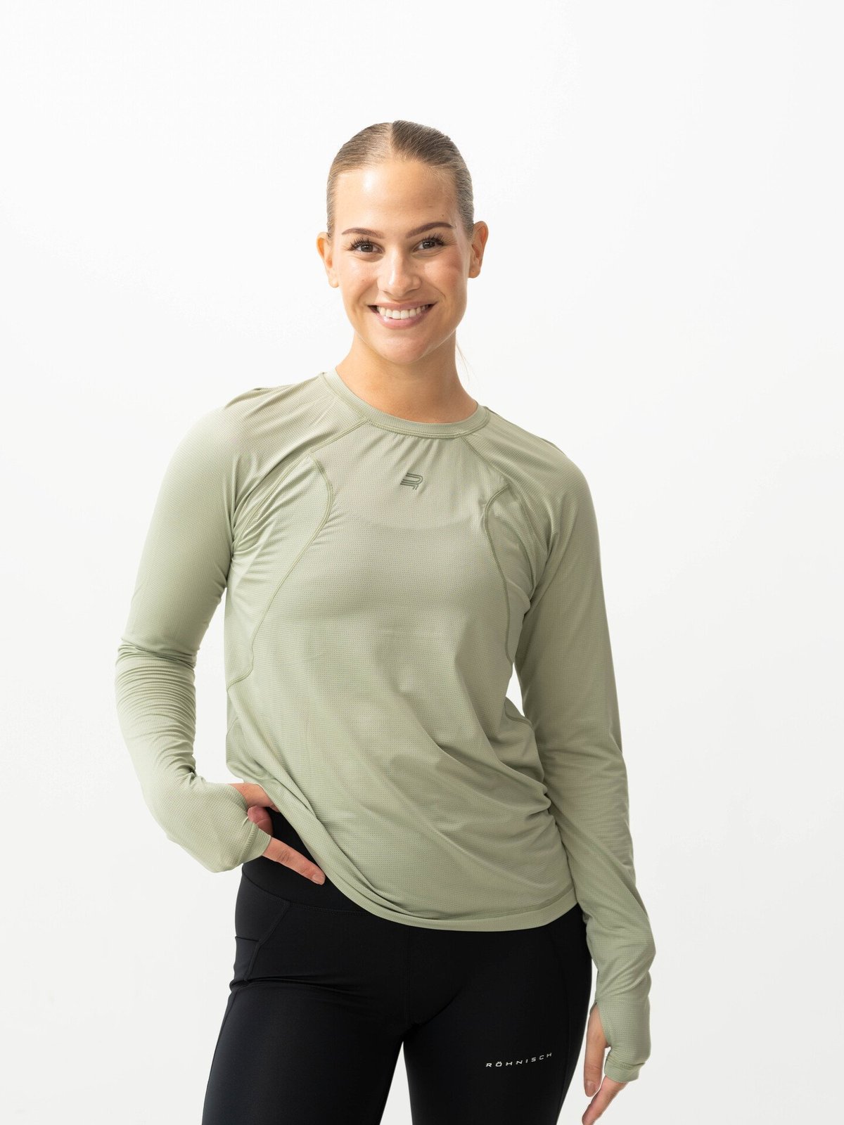 Röhnisch Snap Long Sleeve Dark Grey Melange