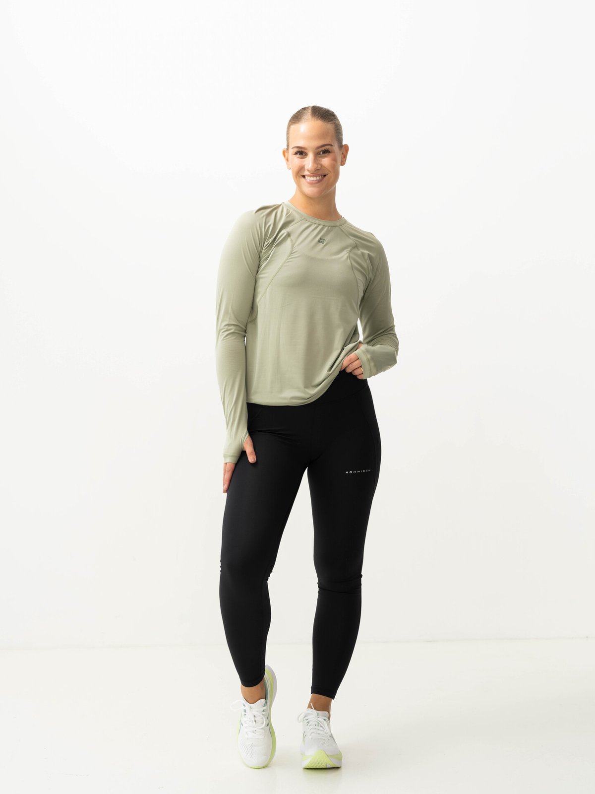 Röhnisch Snap Long Sleeve Dark Grey Melange