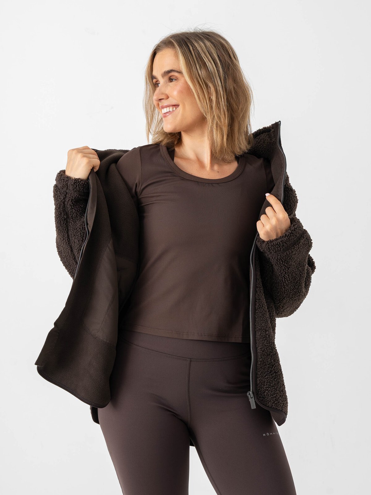Röhnisch Cloud Pile Jacket Brun