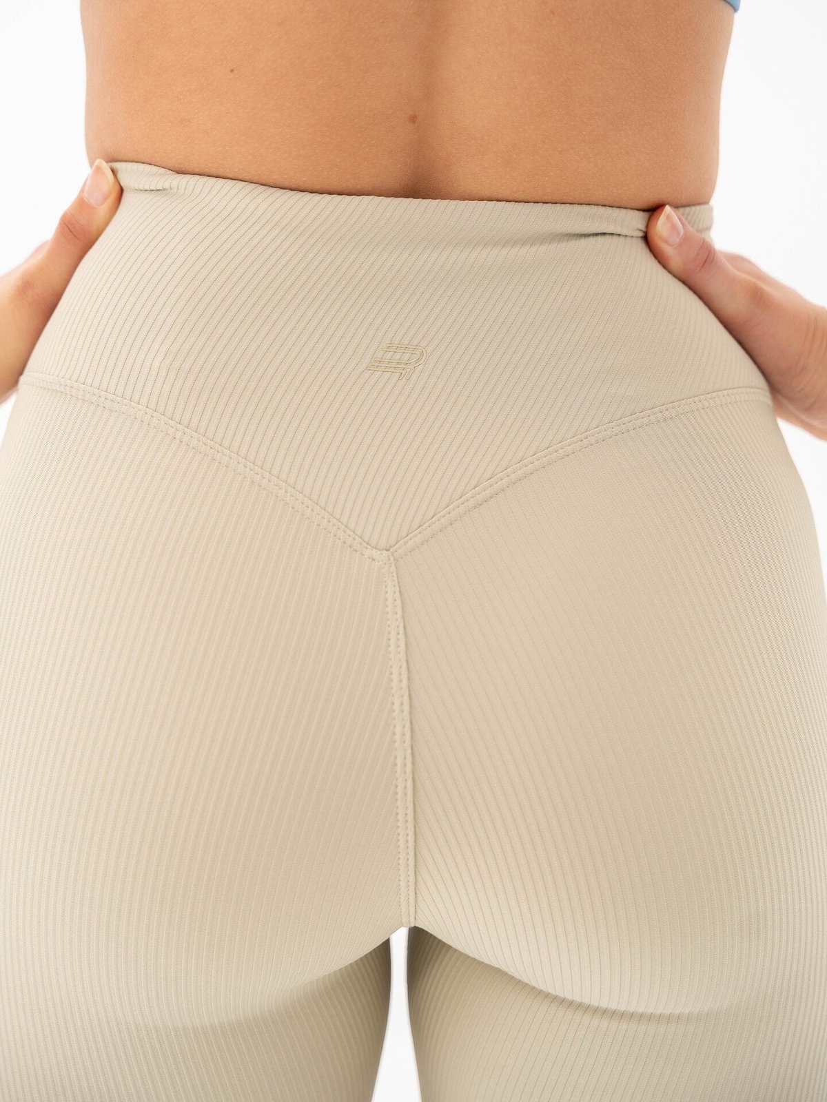 Röhnisch Ribbed R Bike High Waist Tights Agate Gray