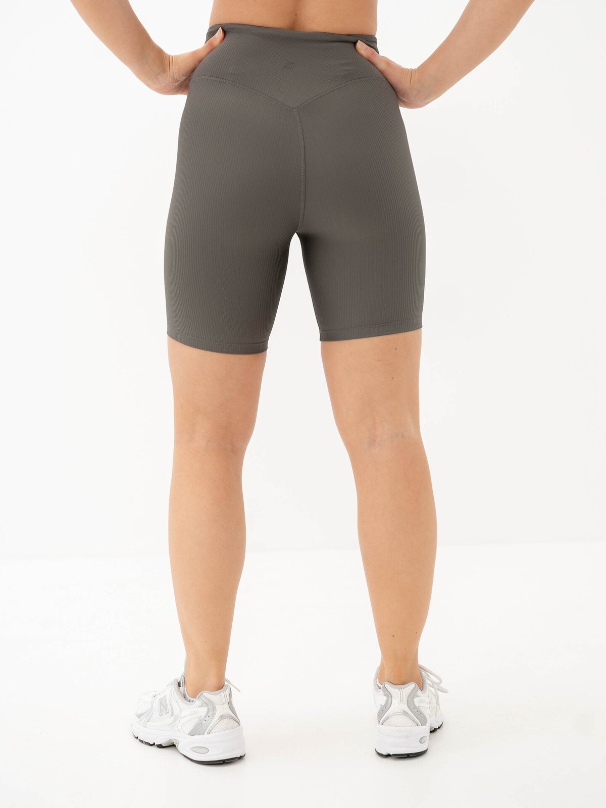 Röhnisch Ribbed R Bike High Waist Tights Gunmetal