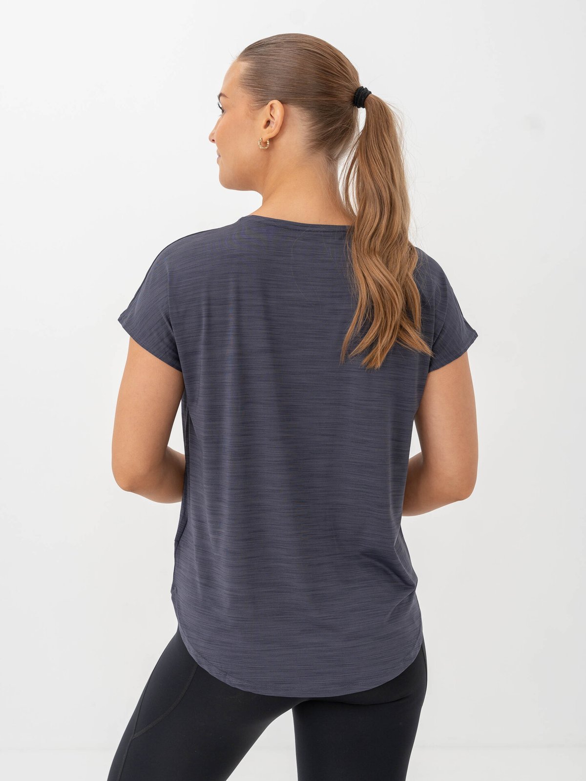 Röhnisch Motion Loose Tee Dk Grey Plum