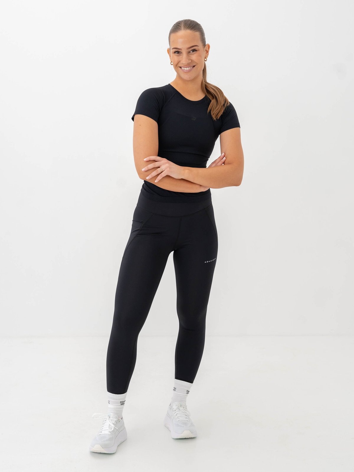 Röhnisch Seamless Flex Tee Svart