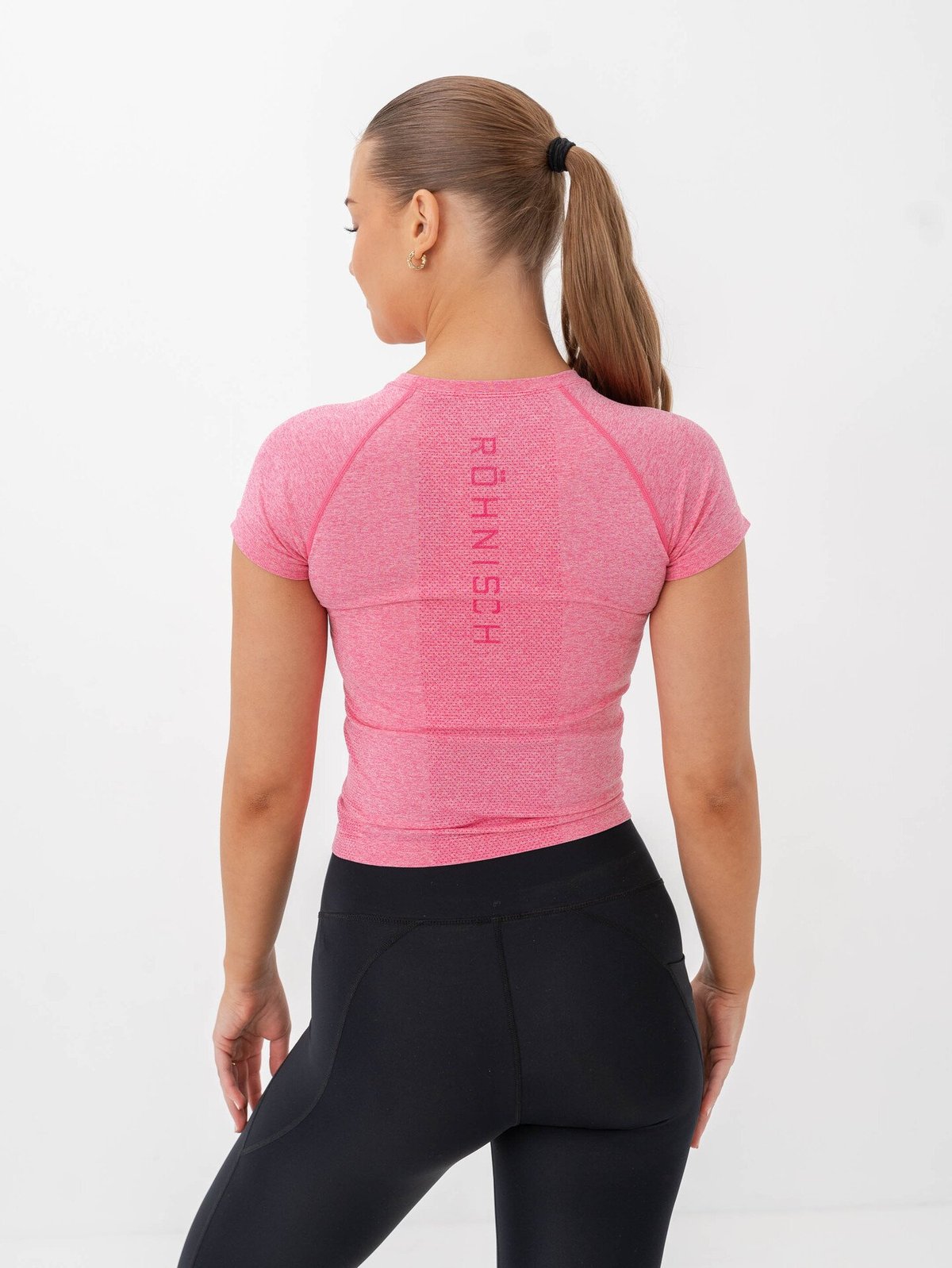 Röhnisch Seamless Flex Tee Carmine Rose