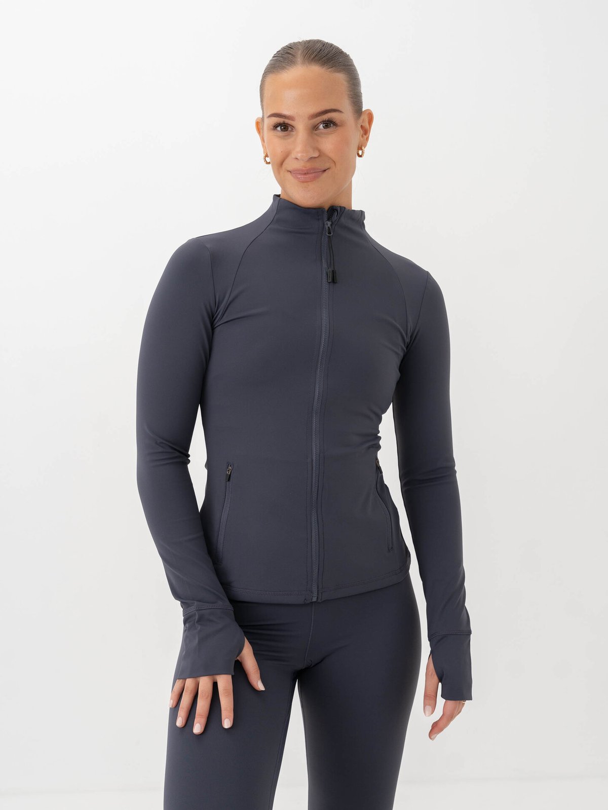 Röhnisch Legacy Full Zip Dk Grey Plum