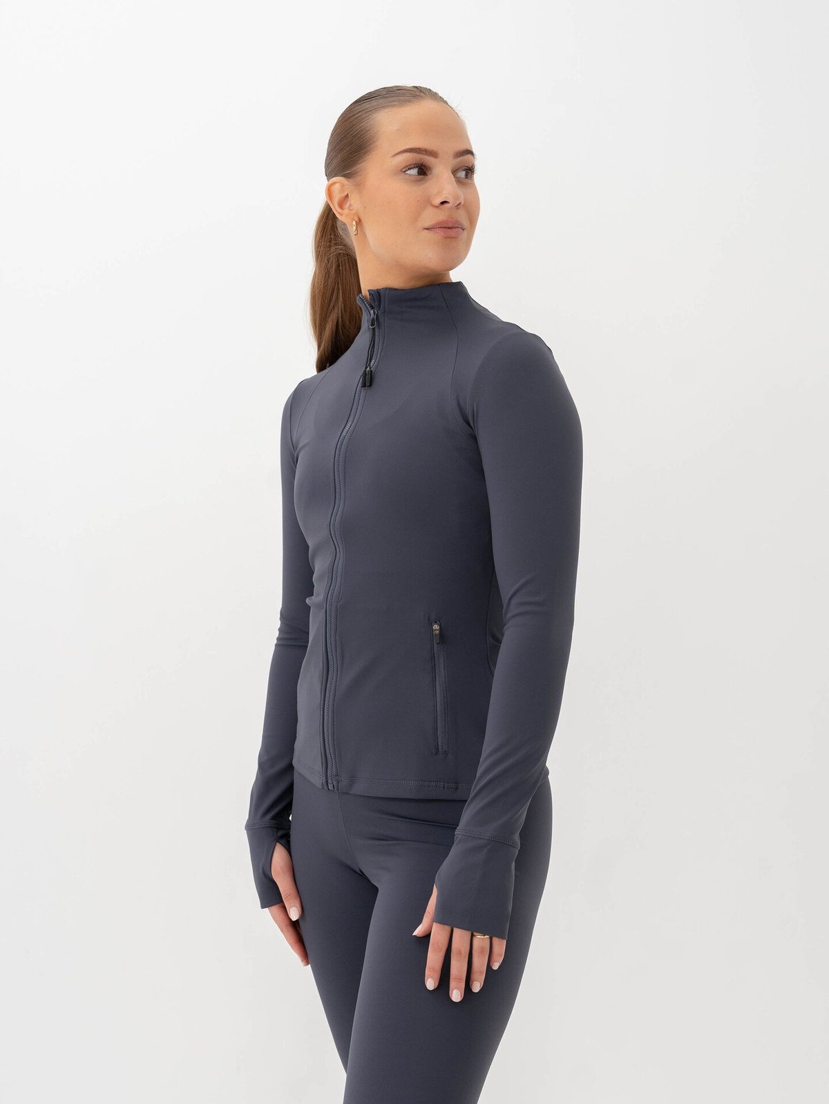 Röhnisch Legacy Full Zip Dk Grey Plum