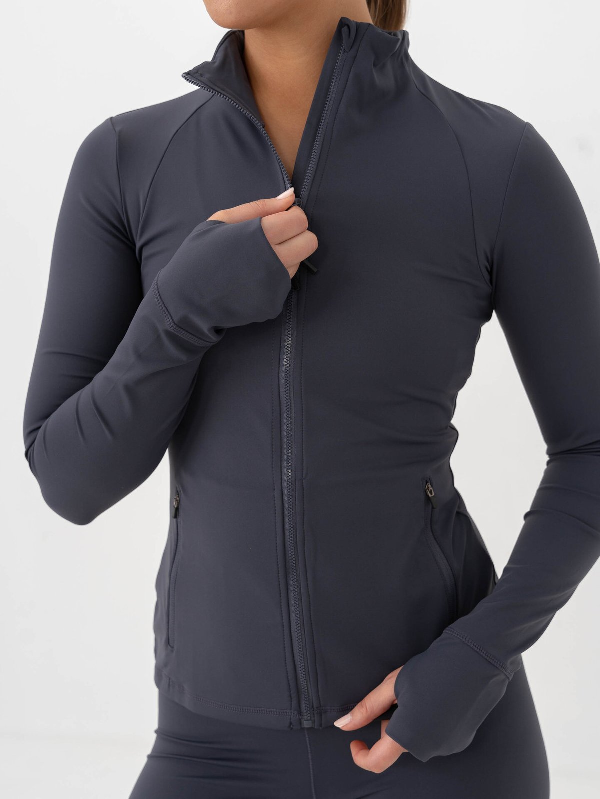 Röhnisch Legacy Full Zip Dk Grey Plum