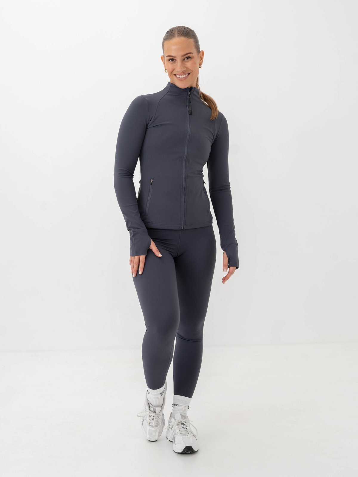 Röhnisch Legacy Full Zip Dk Grey Plum