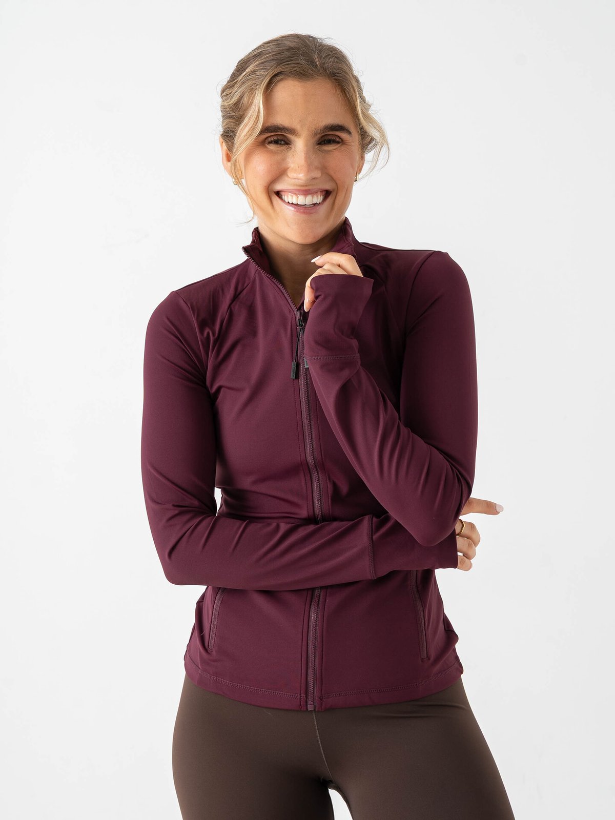 Röhnisch Legacy Full Zip Burgunder