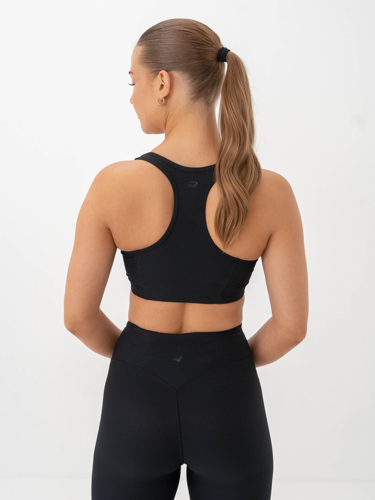 Röhnisch Ribbed R Sportsbra Black