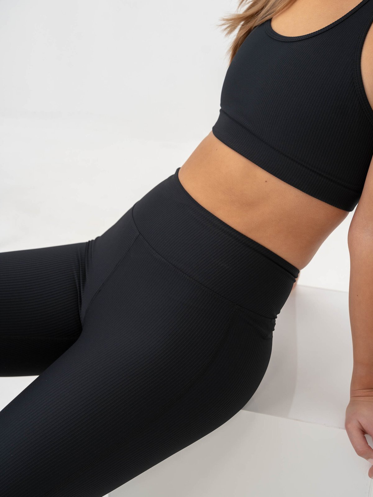 Röhnisch Ribbed R Sportsbra Black