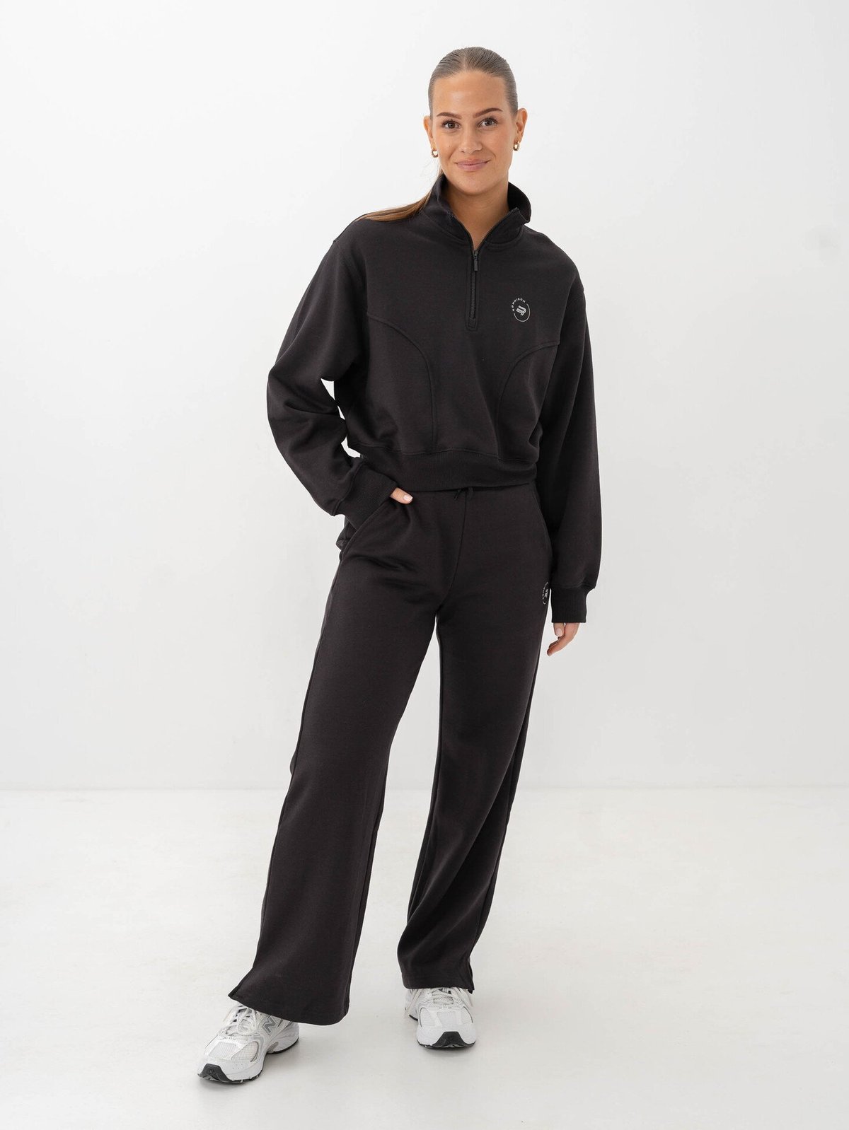 Röhnisch Soft Sweat Half Zip Obsidian Black