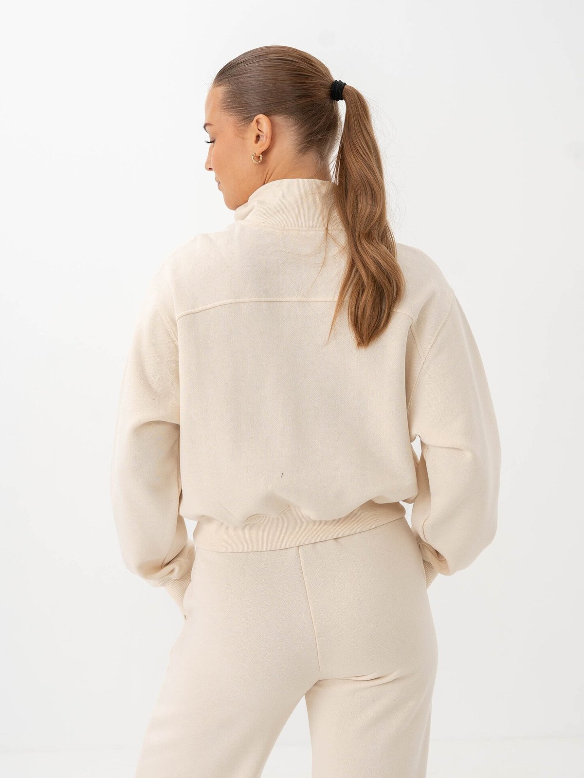 Röhnisch Soft Sweat Half Zip Light Gray