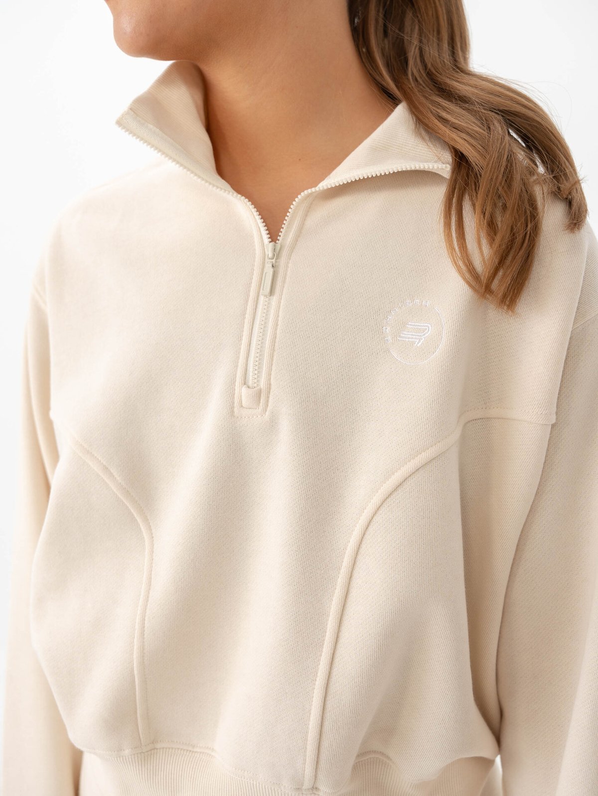 Röhnisch Soft Sweat Half Zip Light Gray