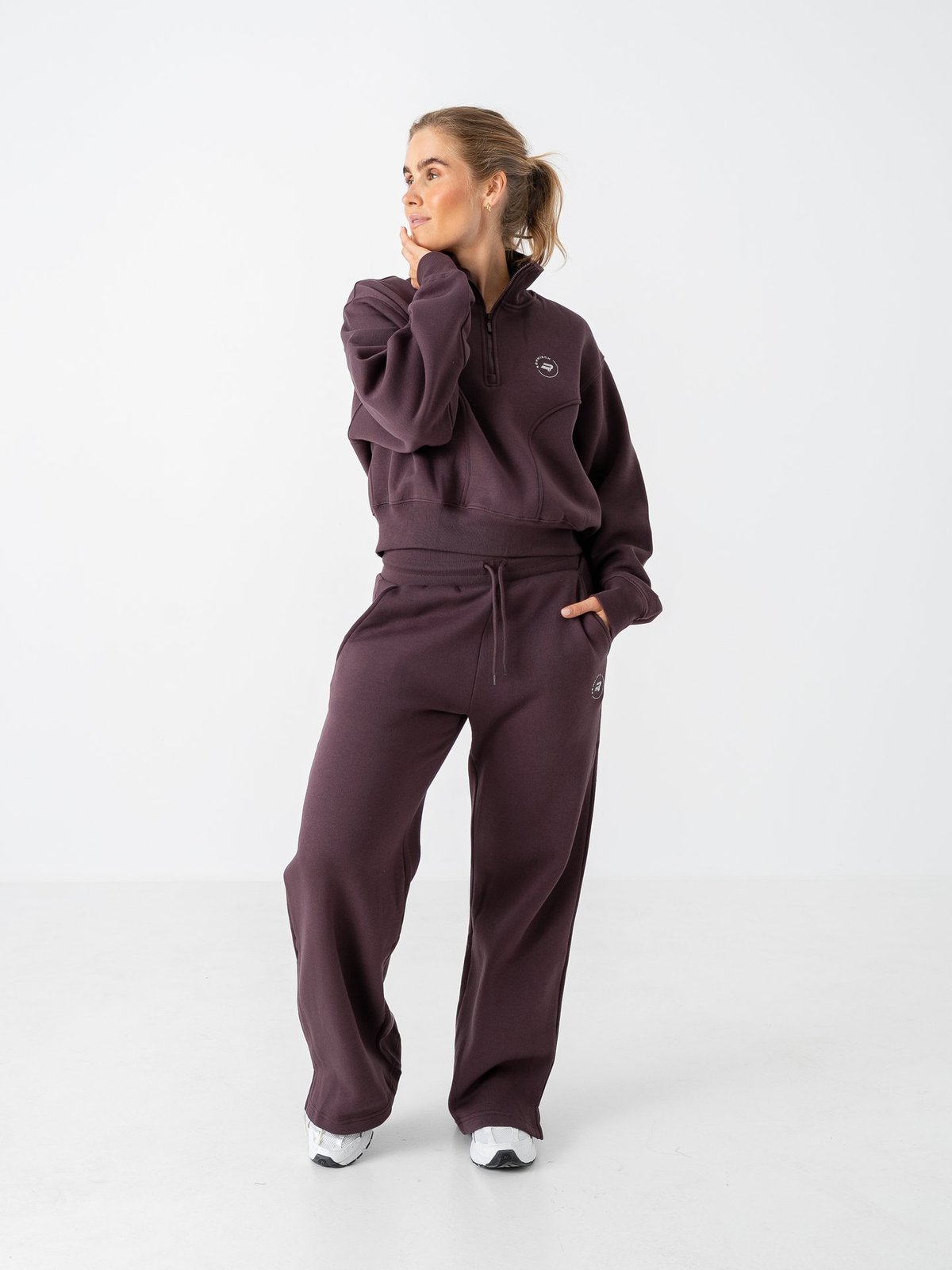 Röhnisch Soft Sweat Half Zip Huckleberry