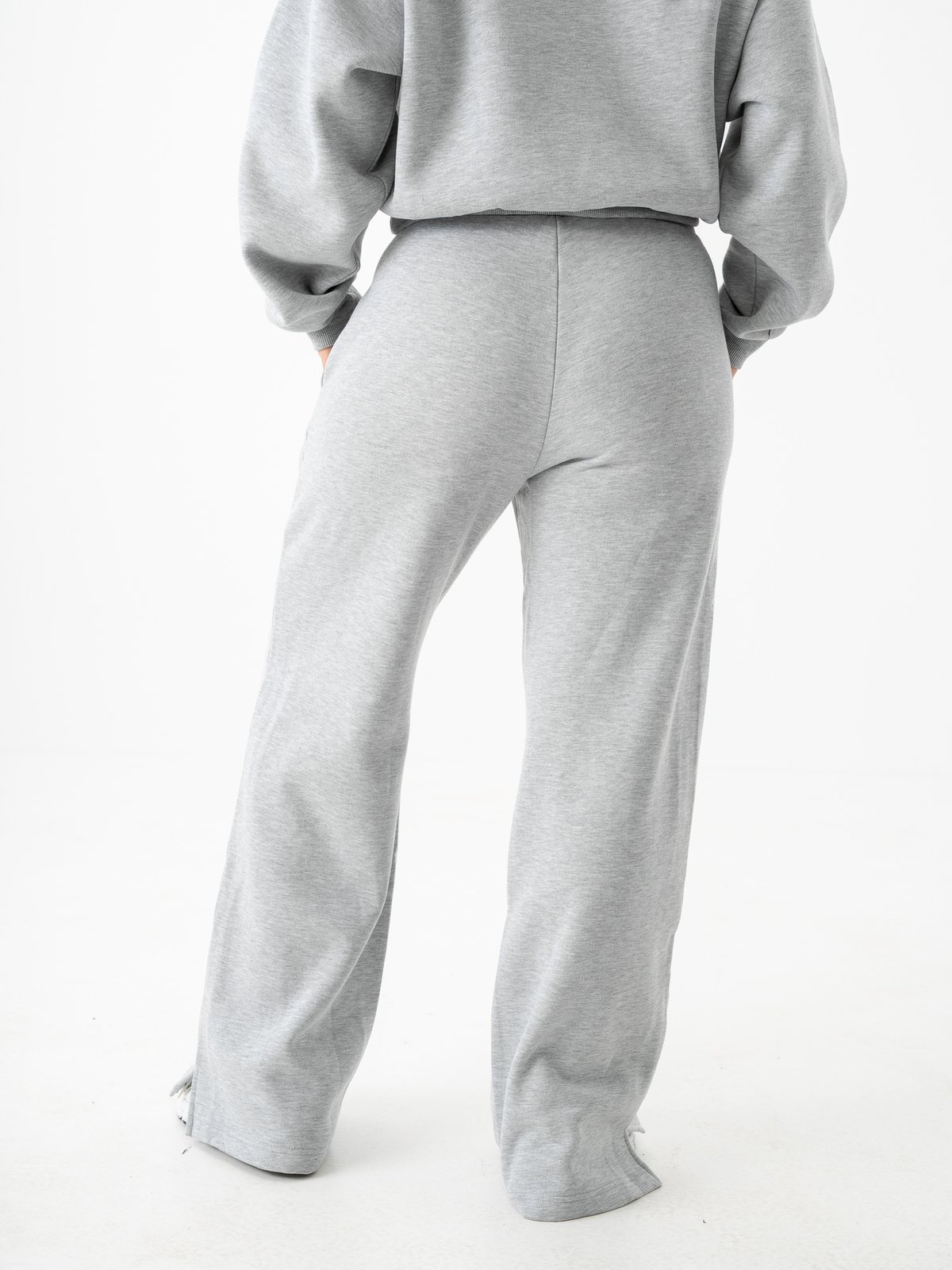 Röhnisch Soft Sweat Wide Pants Grey Melange