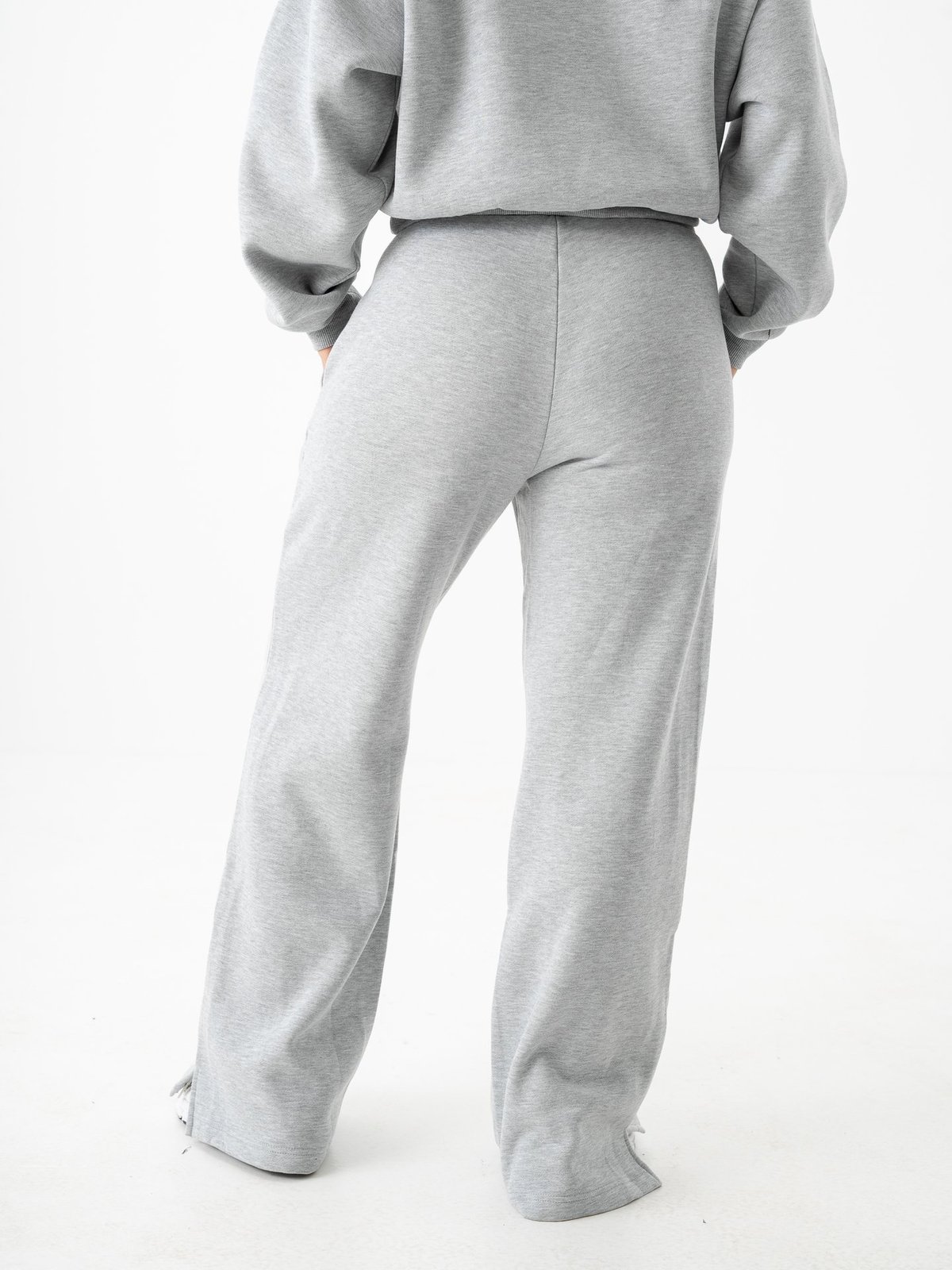 Röhnisch Soft Sweat Wide Pants Grey Melange