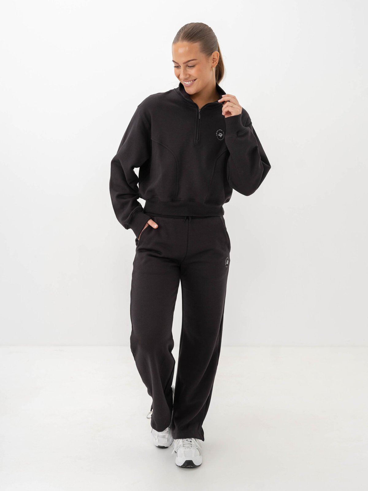 Röhnisch Soft Sweat Wide Pants Obsidian Black