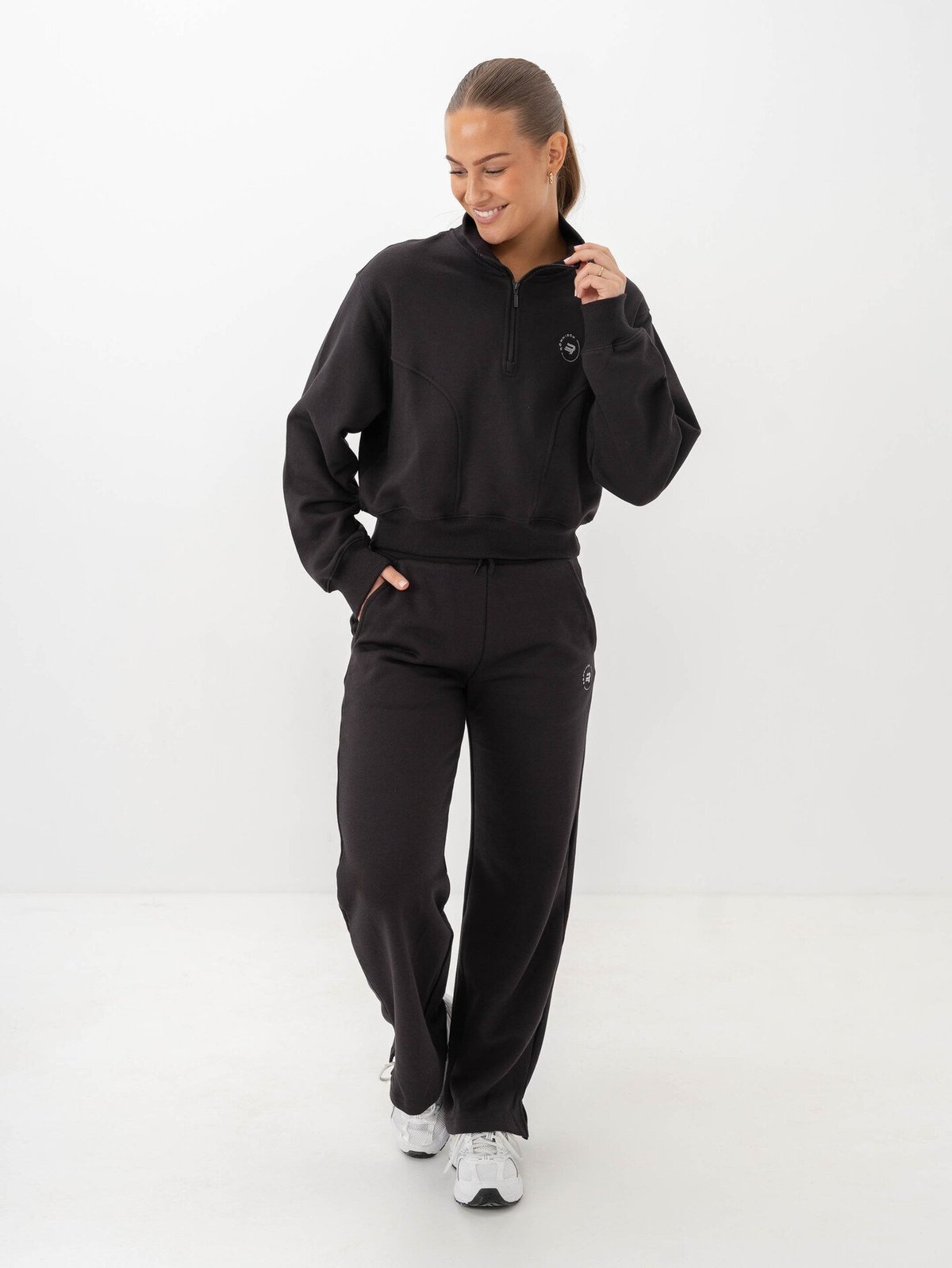 Röhnisch Soft Sweat Wide Pants Obsidian Black