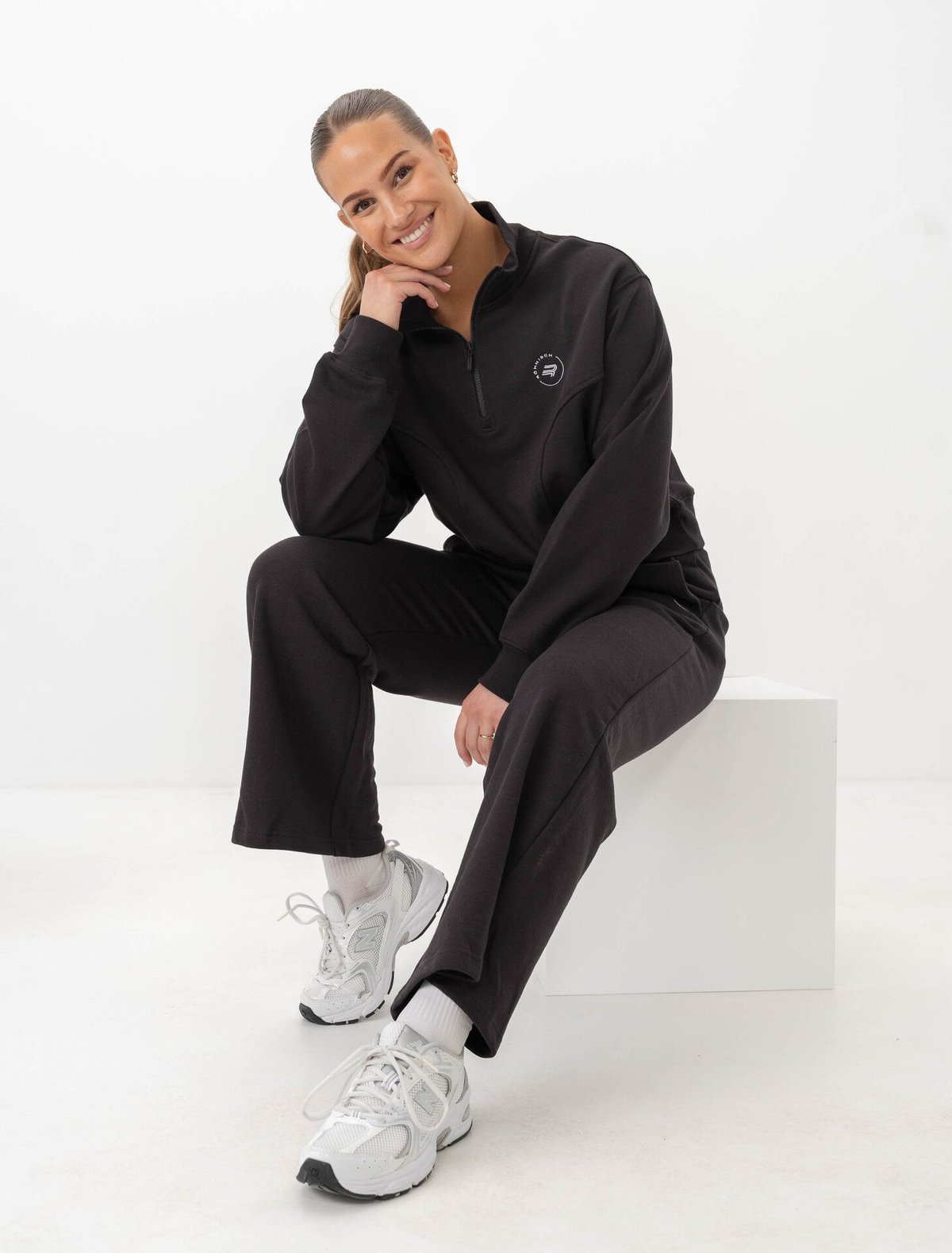 Röhnisch Soft Sweat Wide Pants Obsidian Black