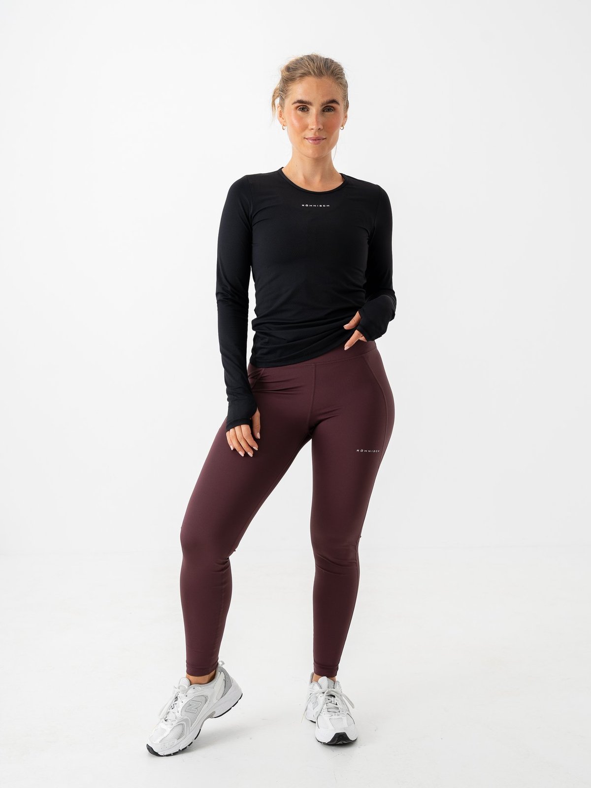 Röhnisch Jacquard Long Sleeve Top Black