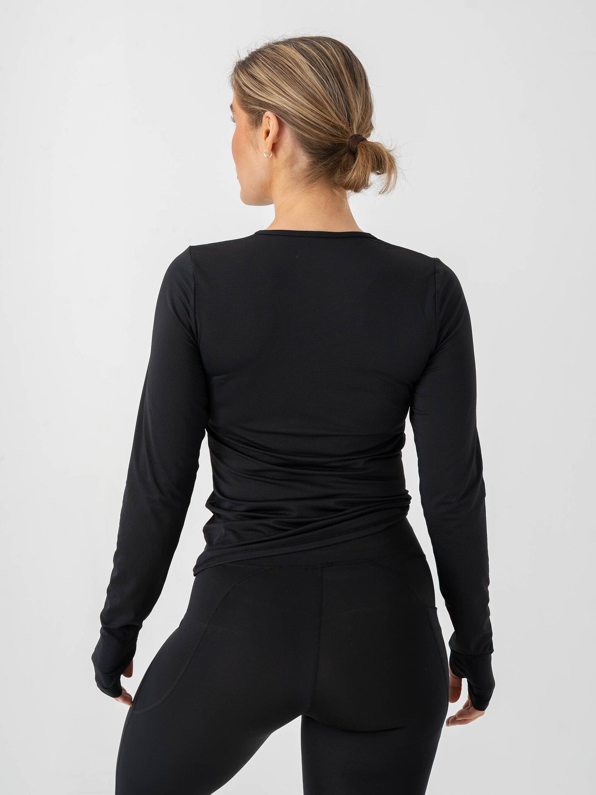 Röhnisch Jacquard Long Sleeve Top Black