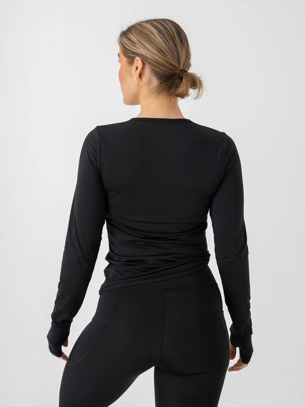 Röhnisch Jacquard Long Sleeve Top Black