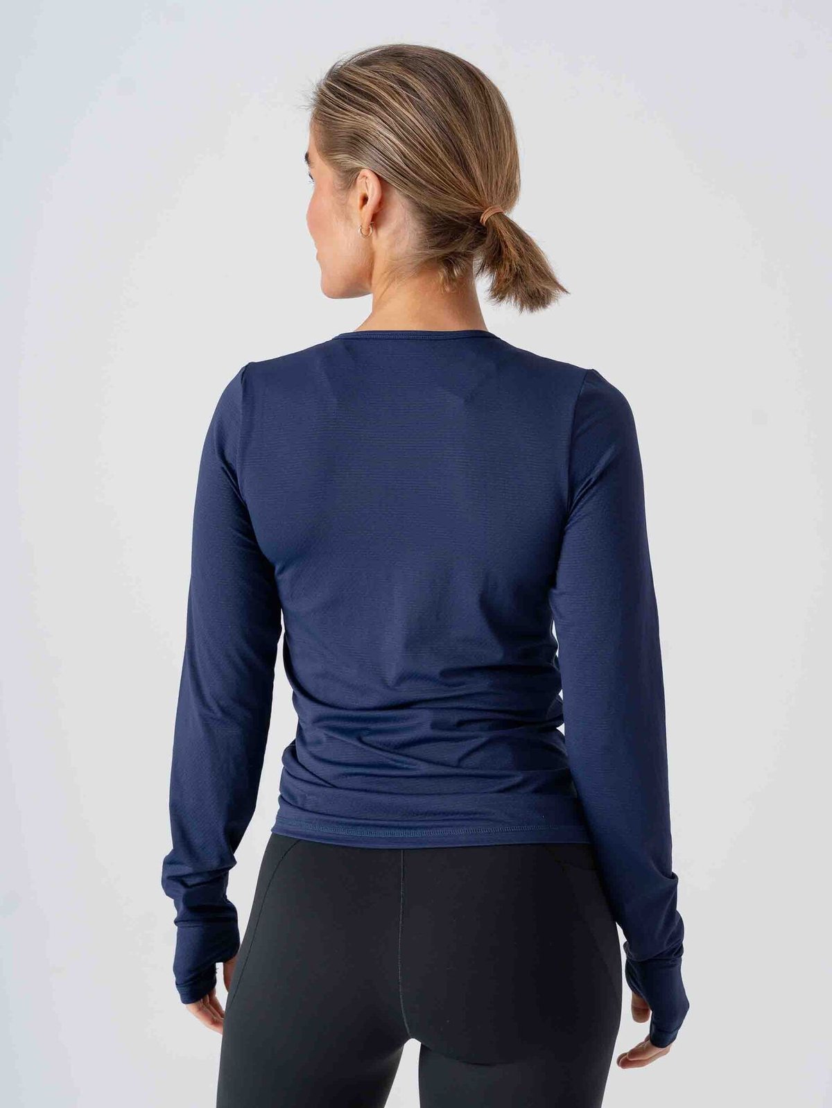 Röhnisch Jacquard Long Sleeve Top Indigo