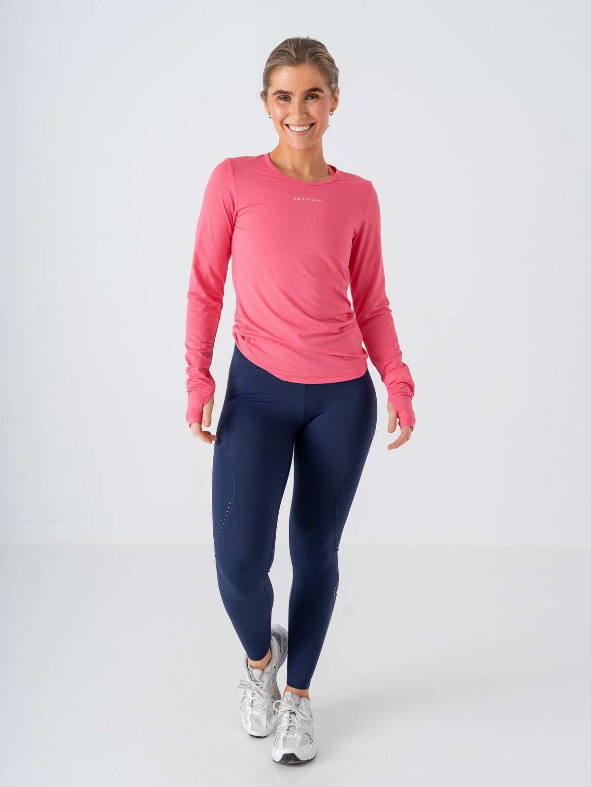 Röhnisch Jacquard Long Sleeve Top Fruit Dove