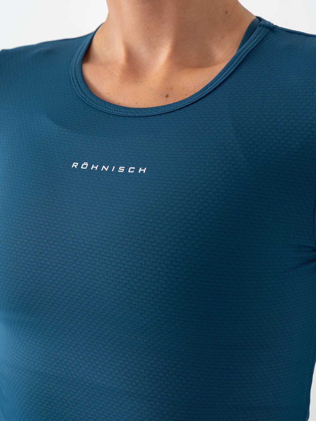 Röhnisch Jacquard Long Sleeve Top Blå