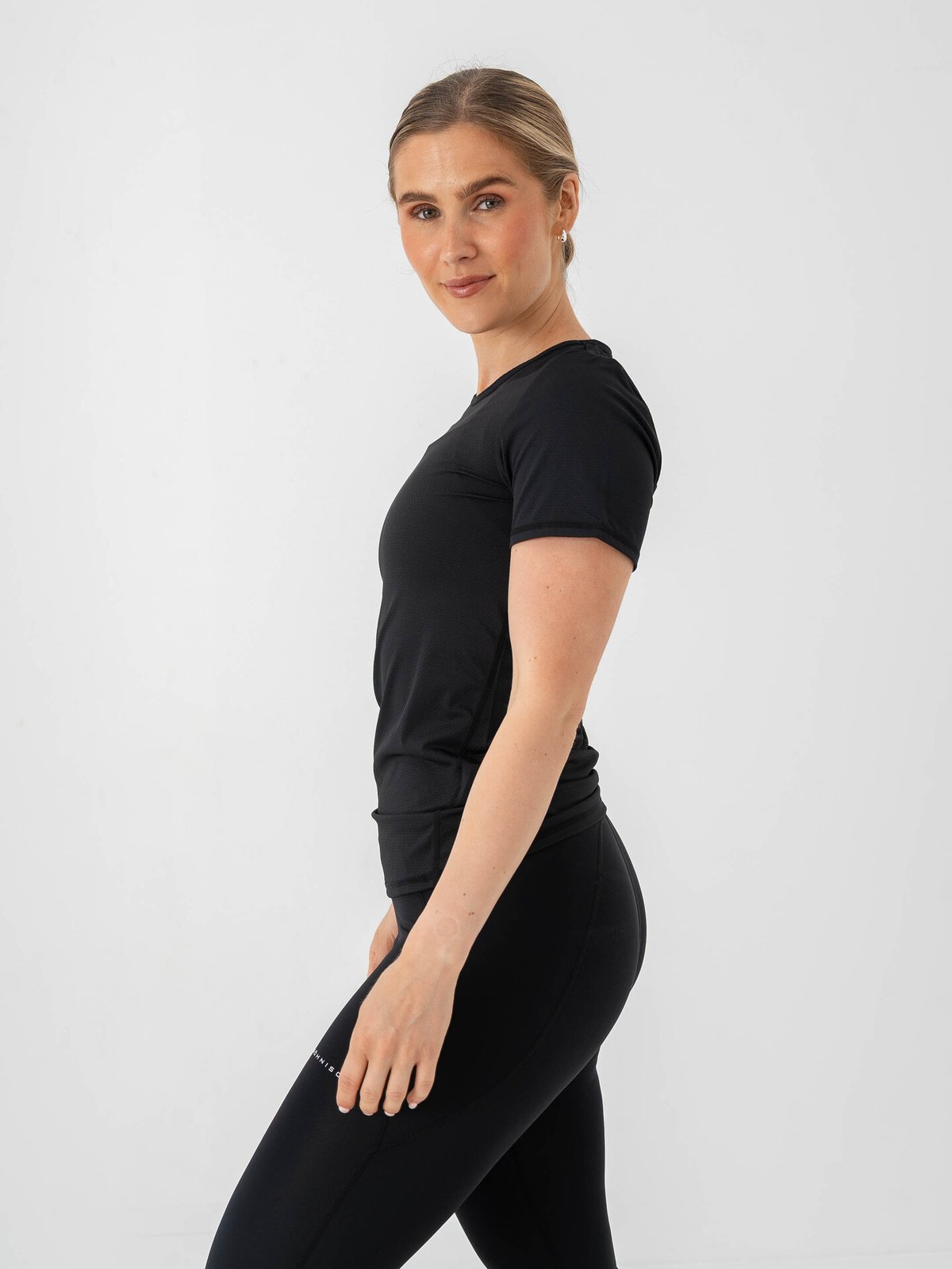 Röhnisch Jacquard Short Sleeve Top Black