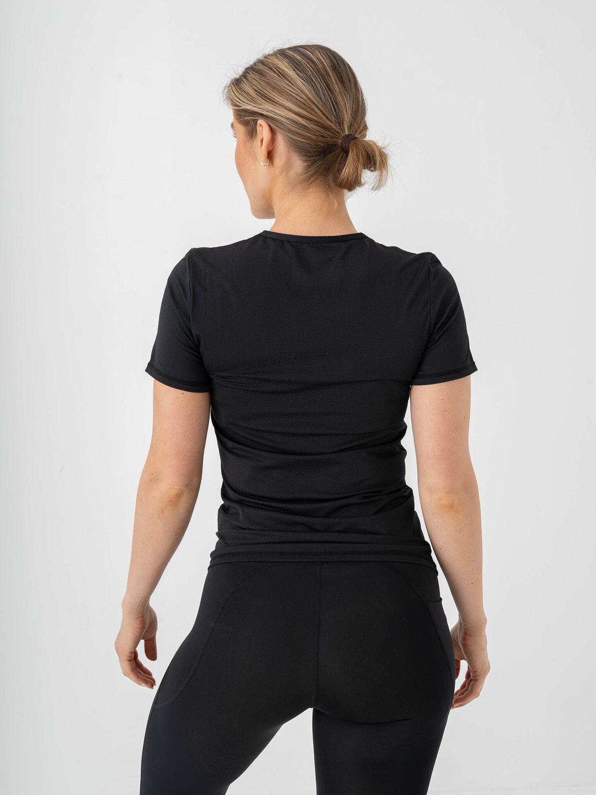 Röhnisch Jacquard Short Sleeve Top Black