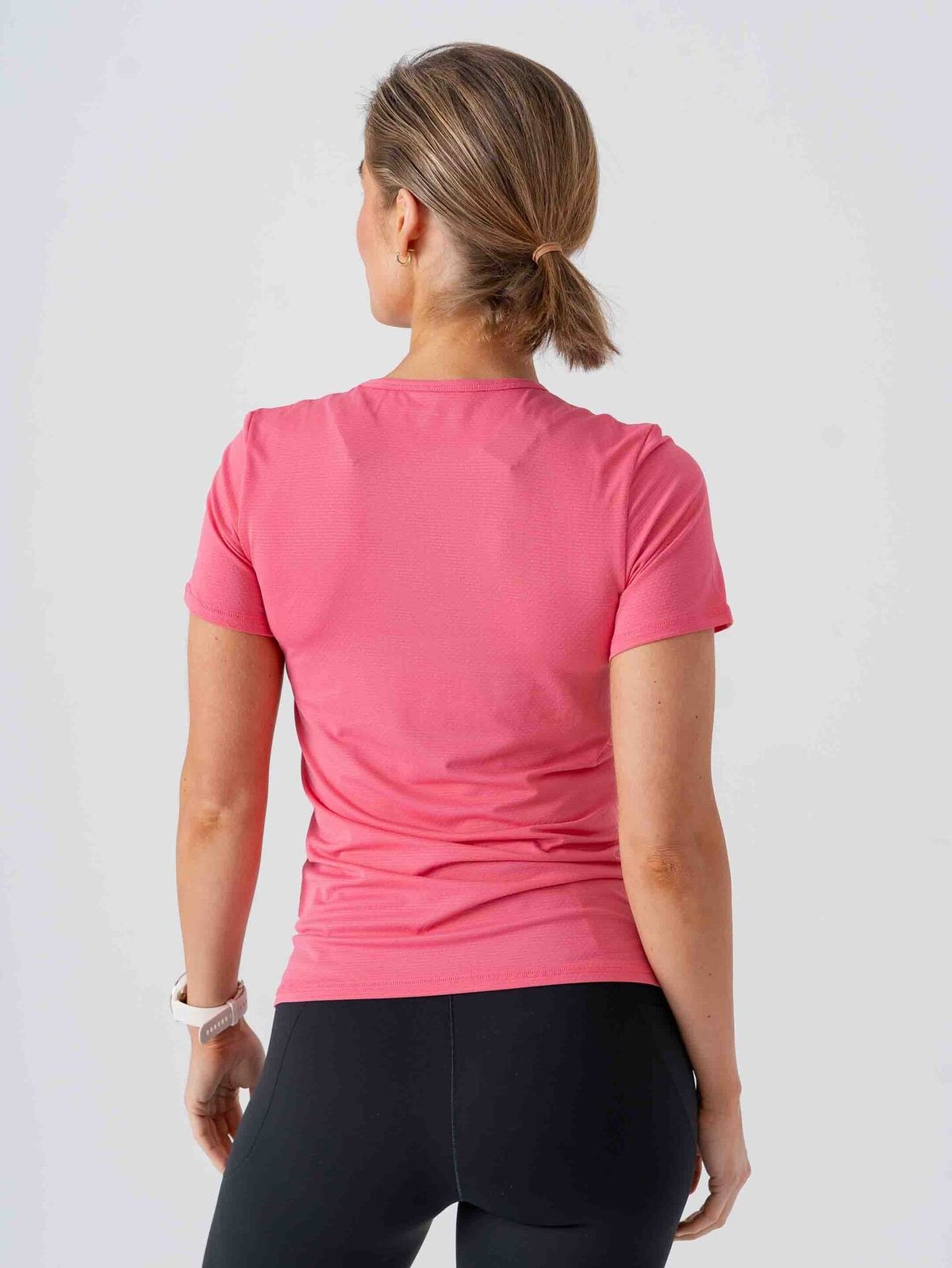 Röhnisch Jacquard Short Sleeve Top Fruit Dove