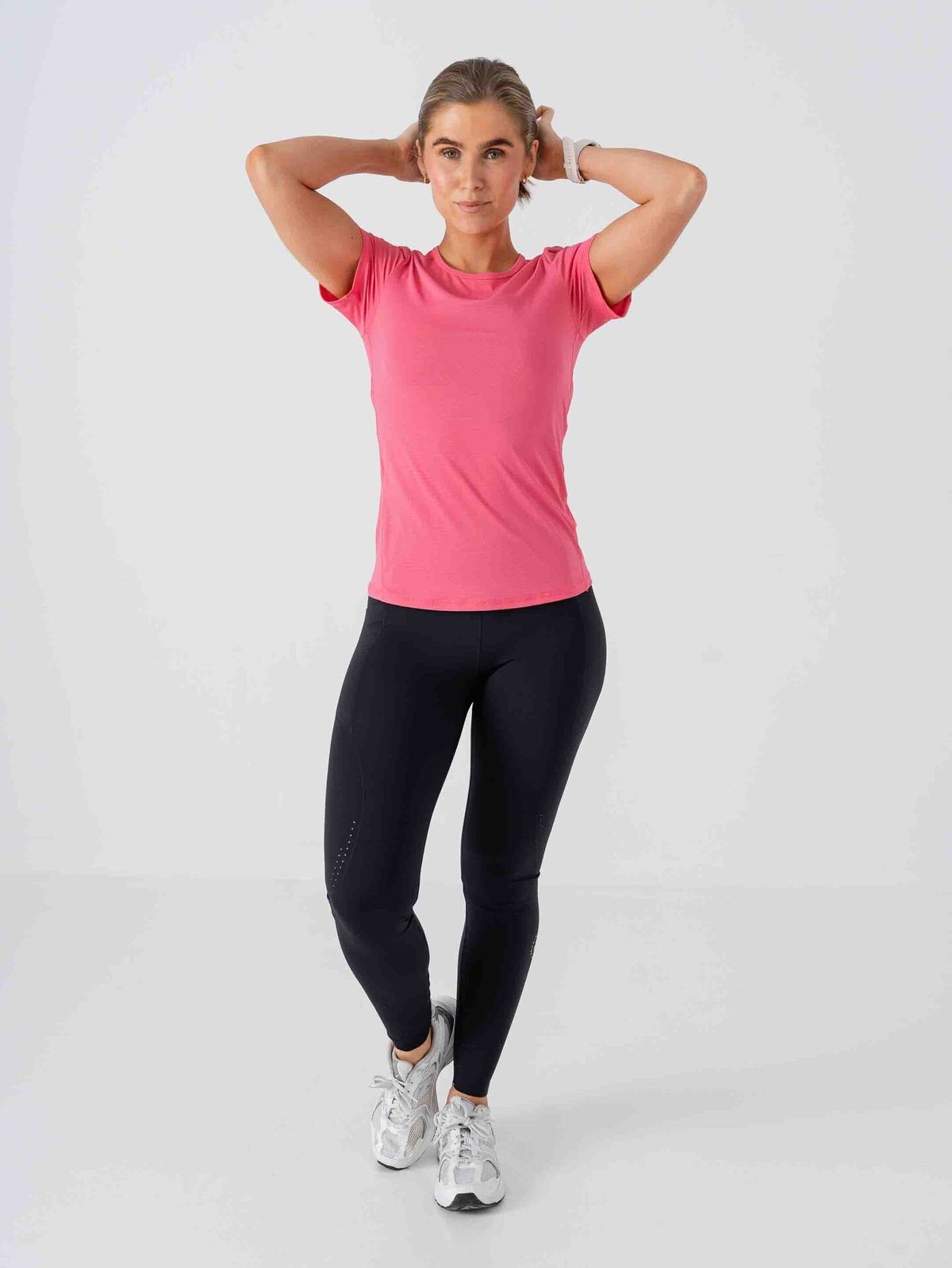 Röhnisch Jacquard Short Sleeve Top Fruit Dove