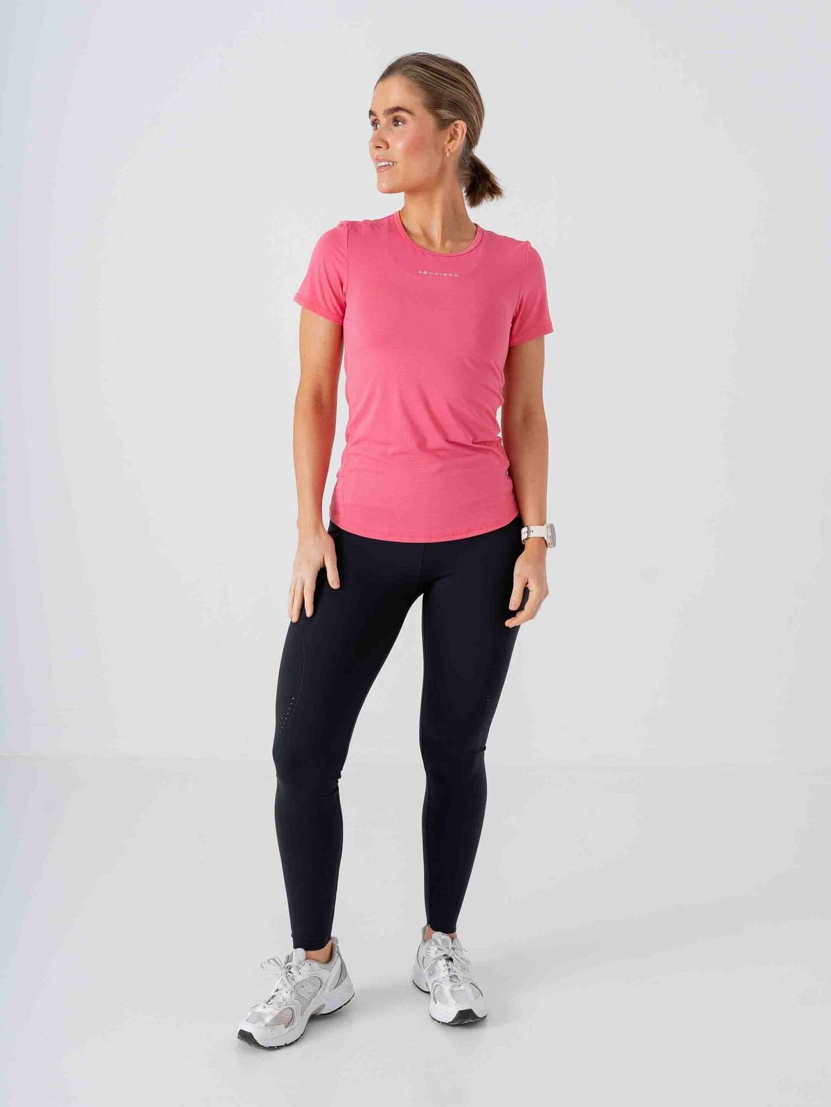 Röhnisch Jacquard Short Sleeve Top Fruit Dove