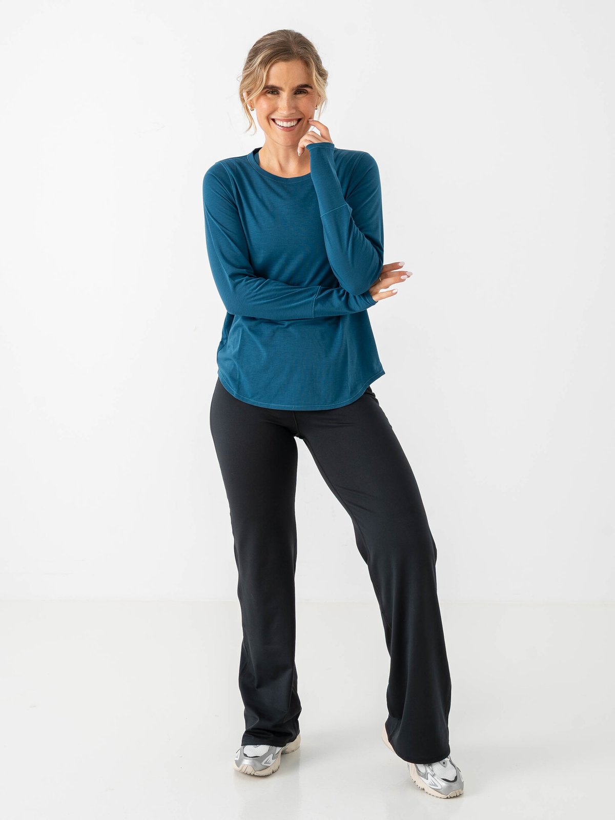 Röhnisch Clara Long Sleeve Legion Blue