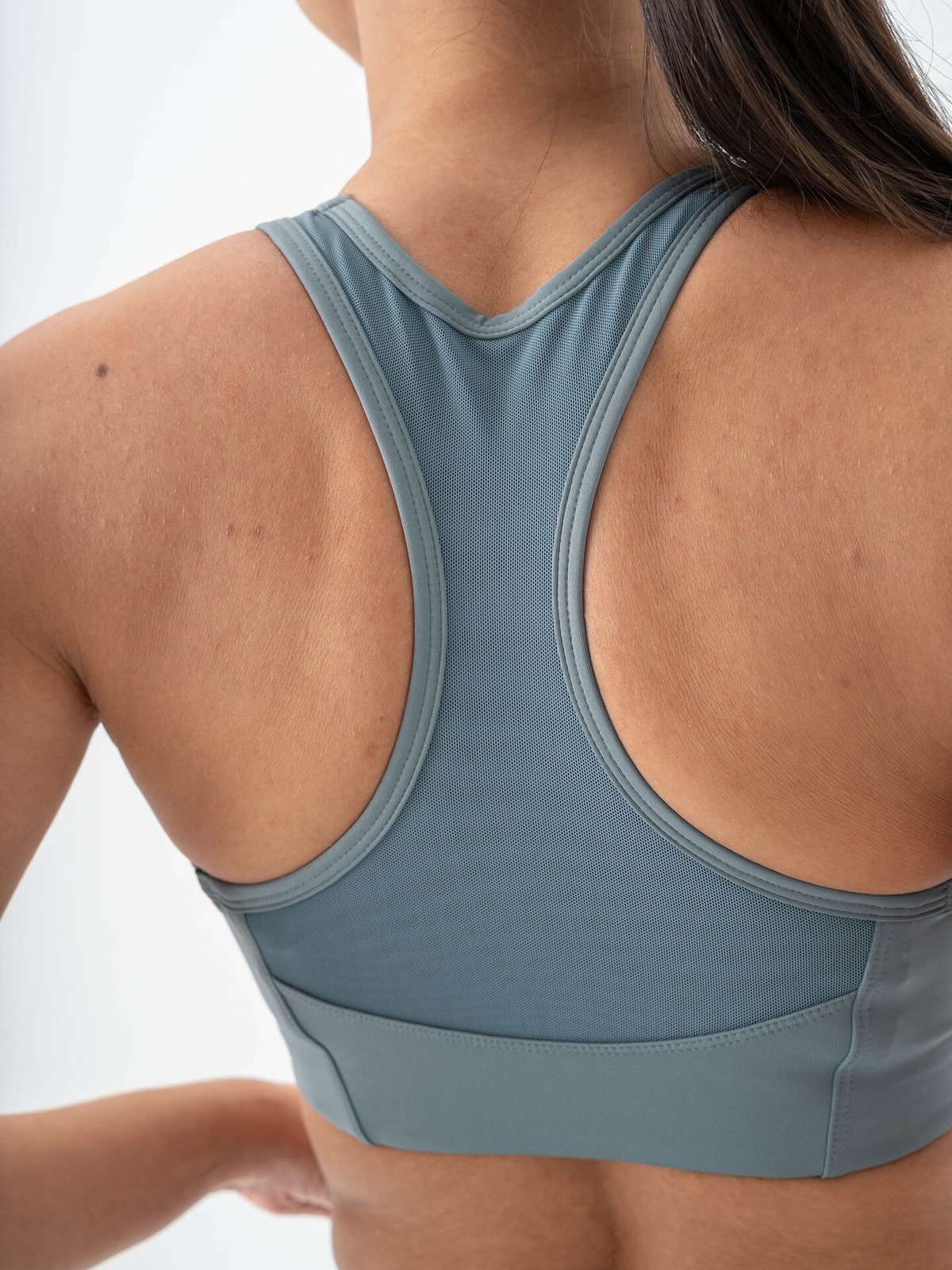 Röhnisch Flattering Mesh Sportsbra Stormy Sea