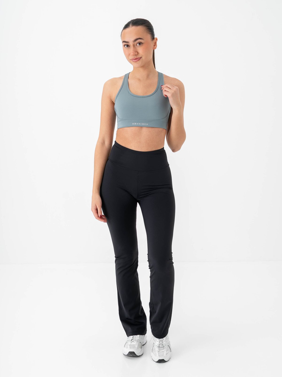 Röhnisch Flattering Mesh Sportsbra Stormy Sea