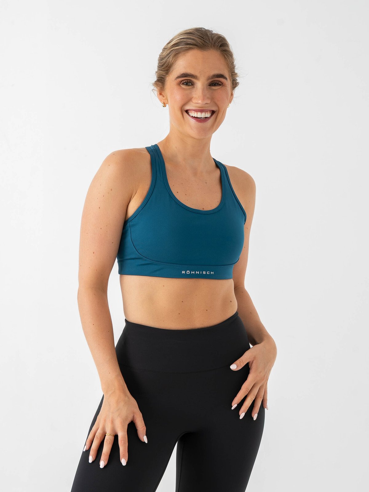 Röhnisch Flattering Mesh Sportsbra Blå