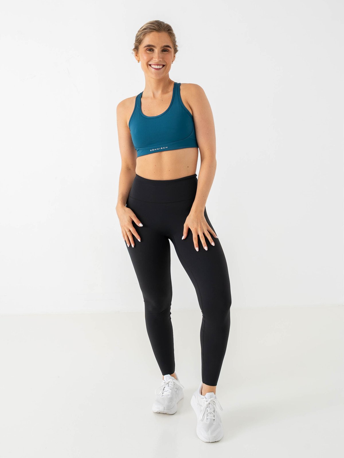 Röhnisch Flattering Mesh Sportsbra Blå