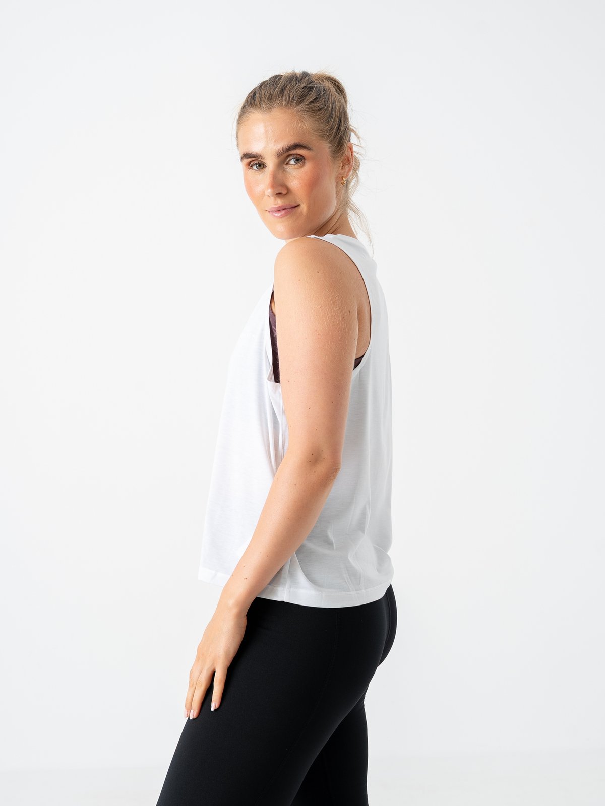 Röhnisch Clara Cropped Tank White