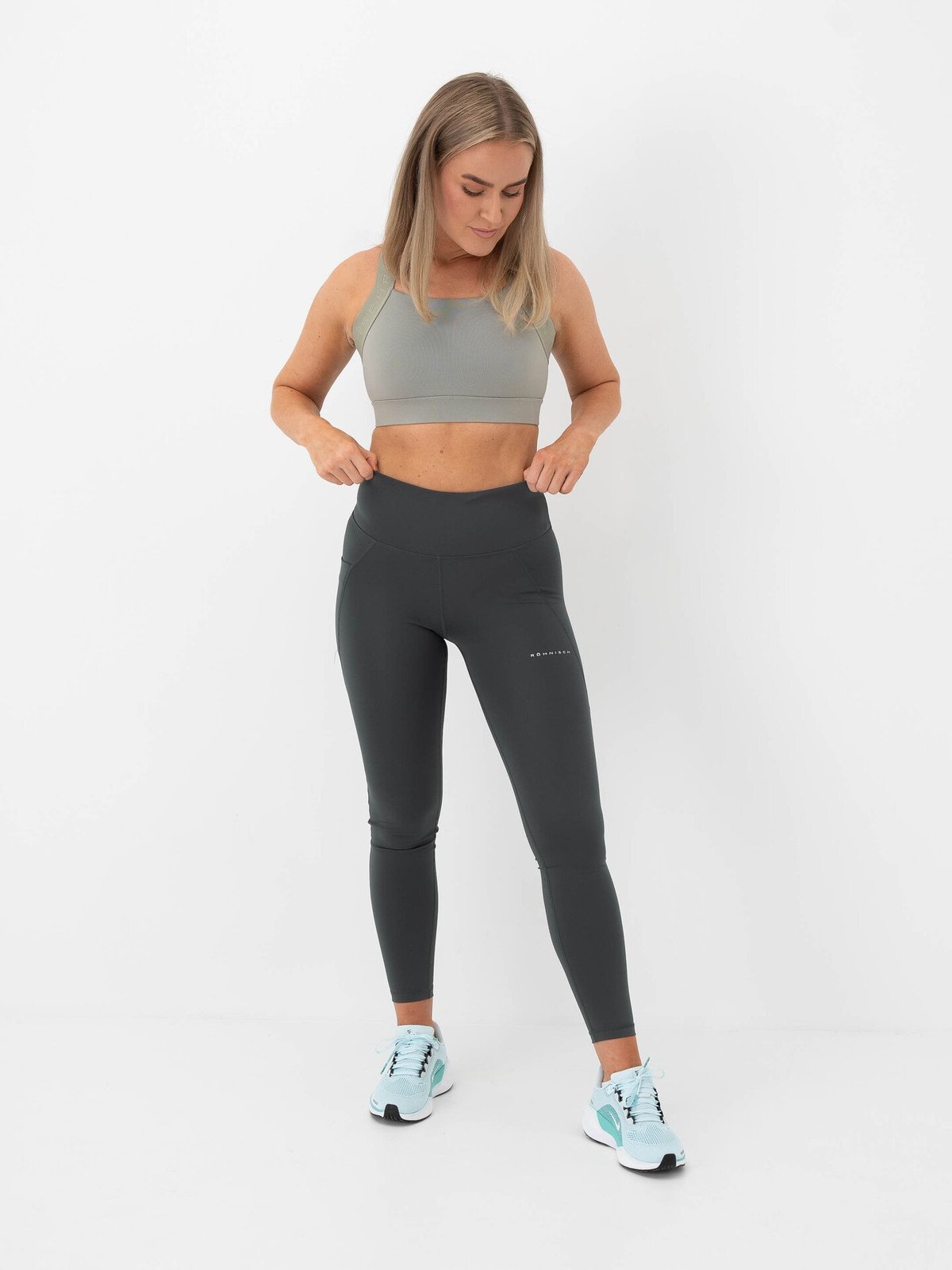 Röhnisch Kay Sports Bra Dark Grey Melange