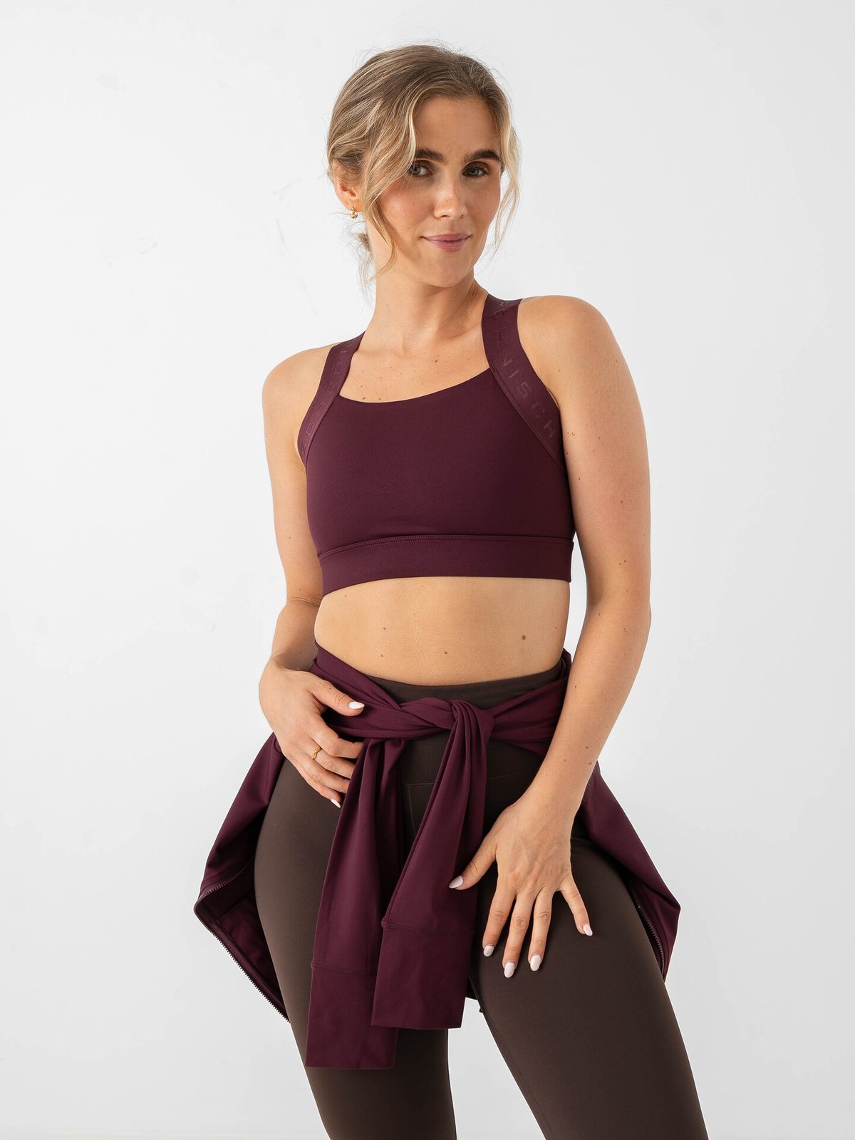 Röhnisch Kay Sports Bra Burgunder