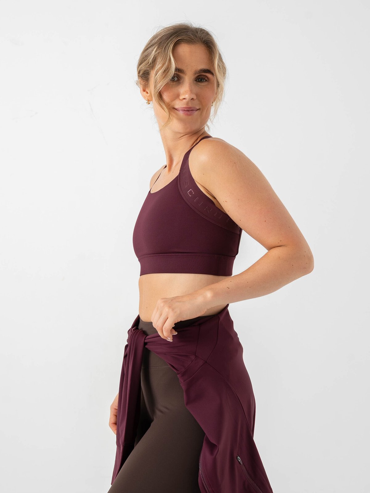 Röhnisch Kay Sports Bra Burgunder