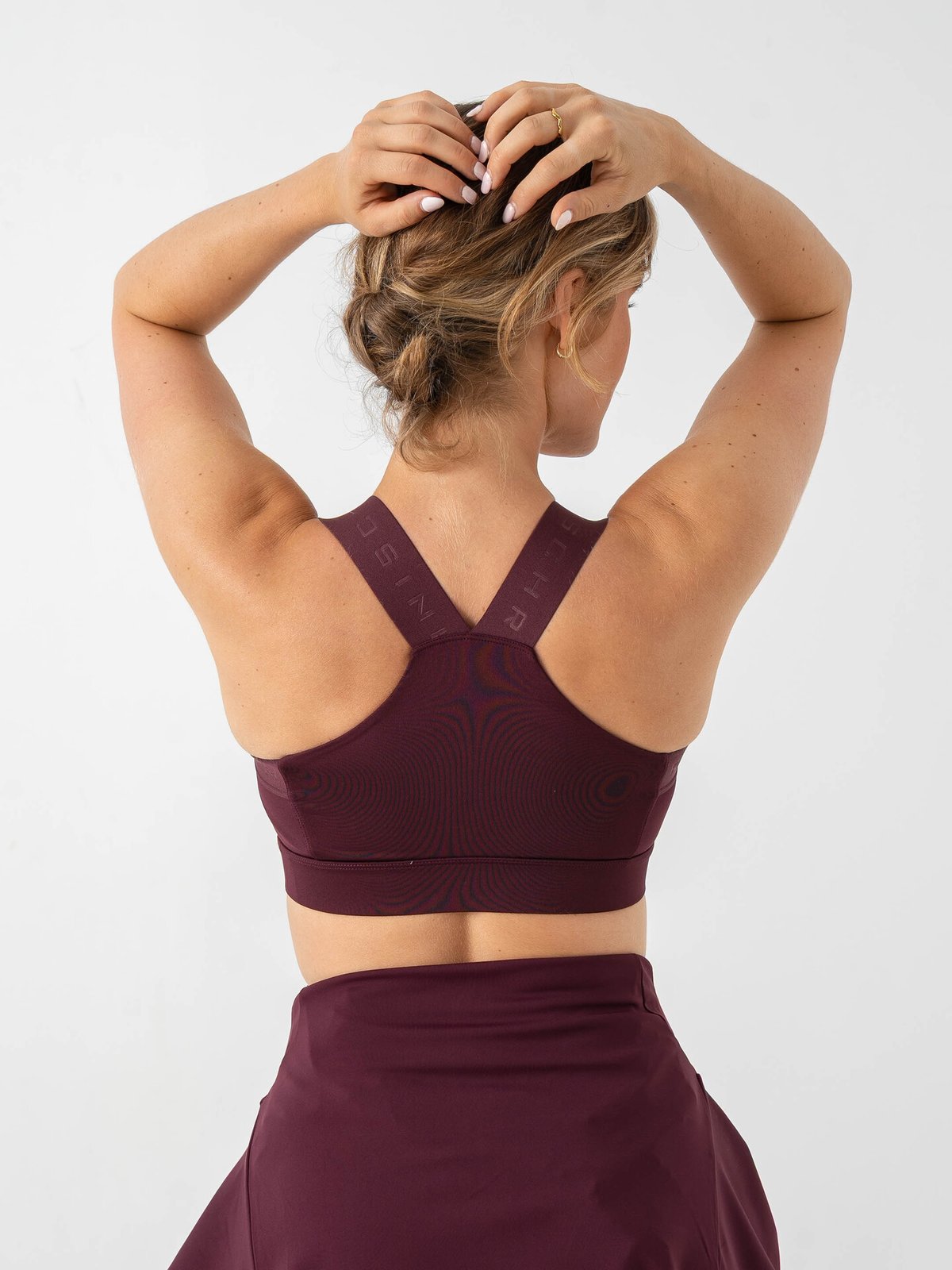 Röhnisch Kay Sports Bra Burgunder
