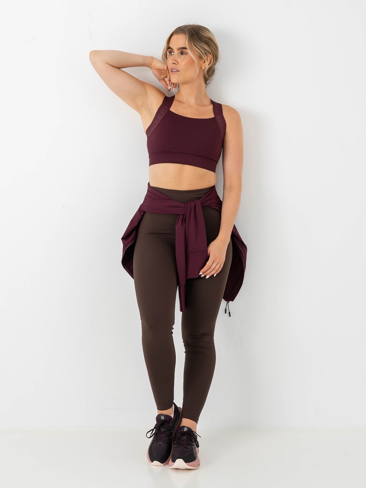 Röhnisch Kay Sports Bra Burgunder