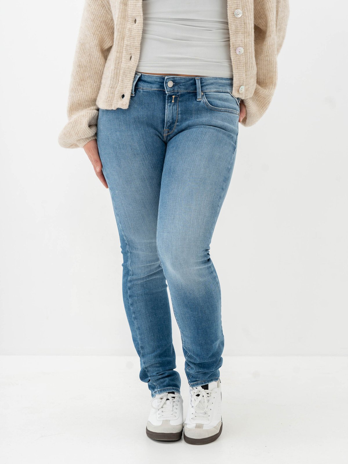 Replay New Luz Medium Blue