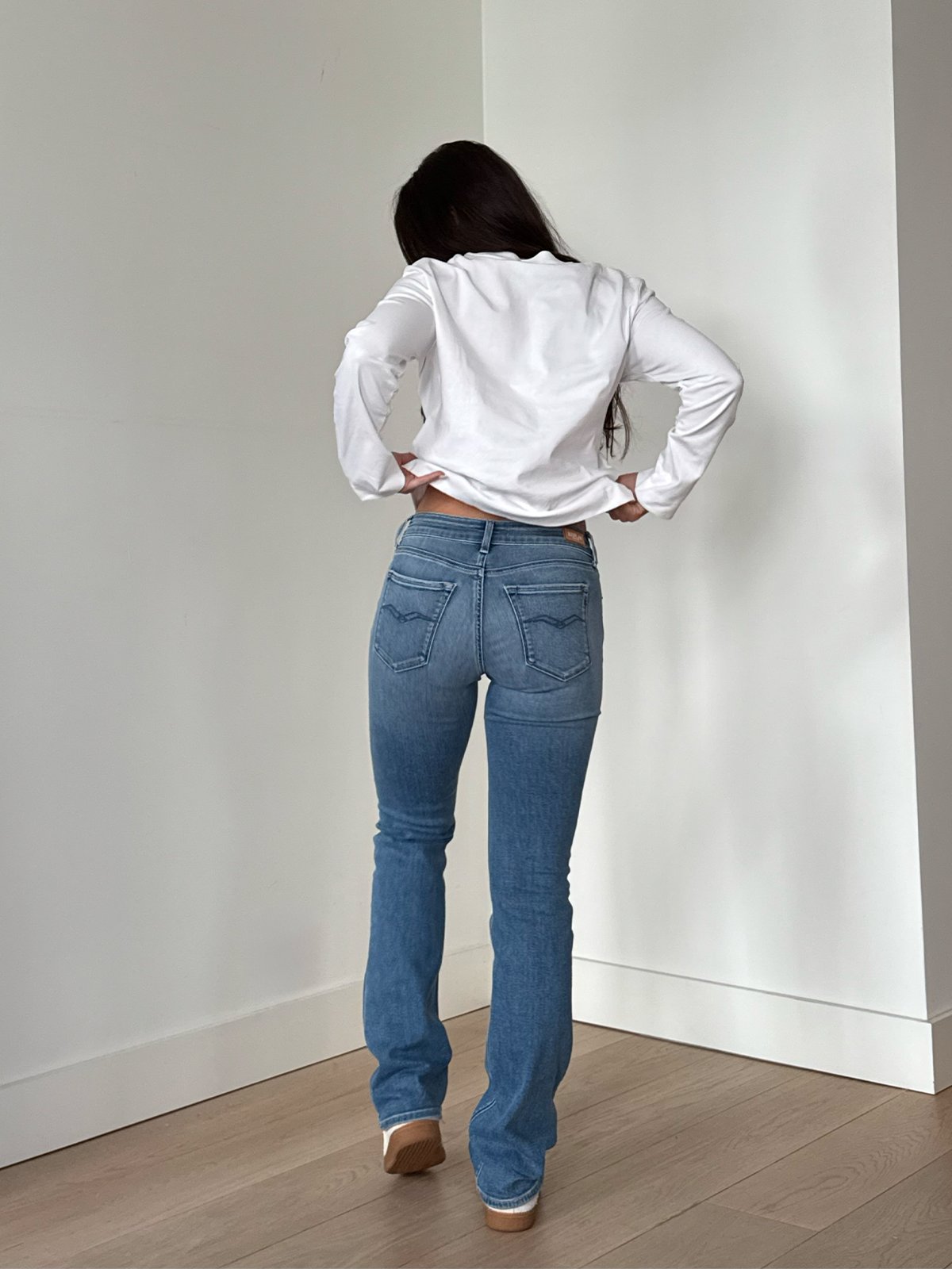 Replay New Luz Bootcut Medium Blue