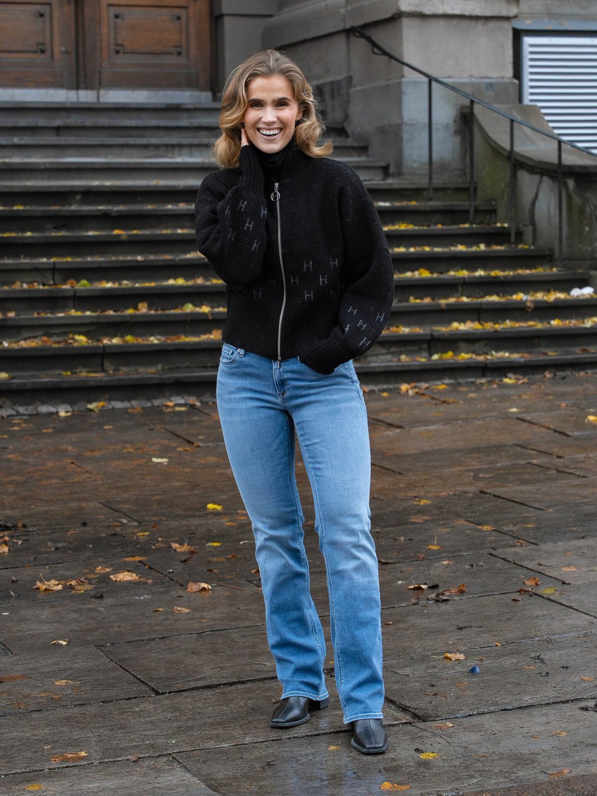 Replay New Luz Bootcut Medium Blue